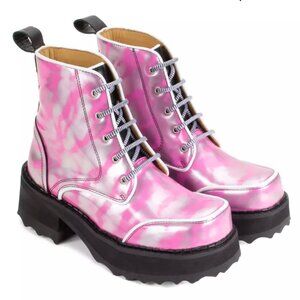 F-Shoe Hi  Revna Lace-Up Platform Boots